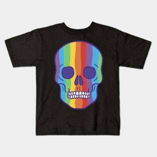 Rainbow Skull Kids T-Shirt